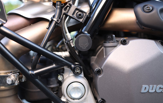 Ducati Frame Plugs – Phantom Moto Custom 3D Printed Caps