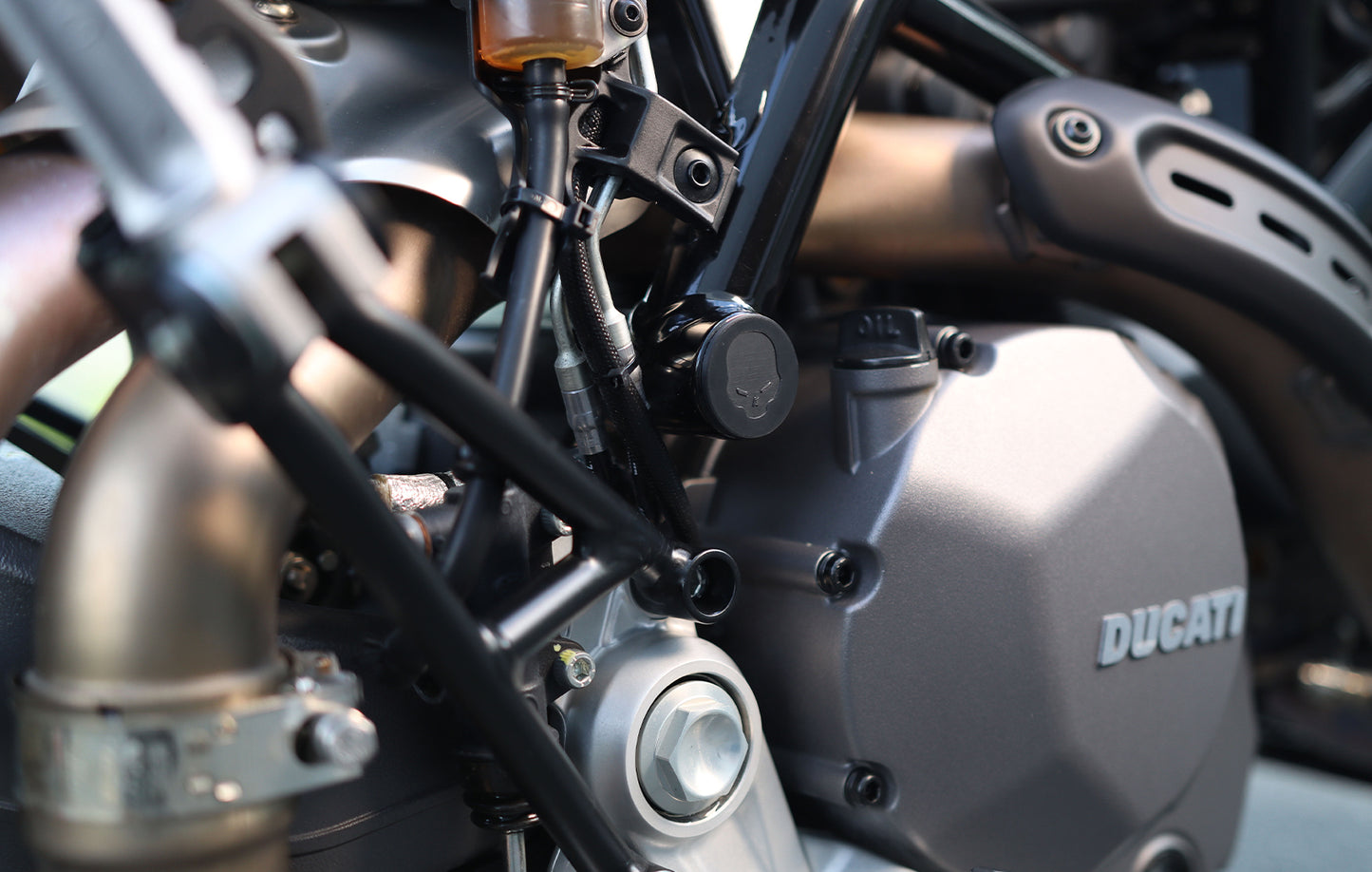 Ducati Frame Plugs – Phantom Moto Custom 3D Printed Caps