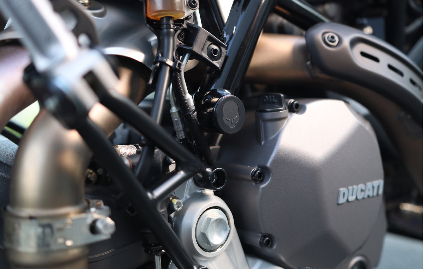 Ducati Frame Plugs – Phantom Moto Custom 3D Printed Caps