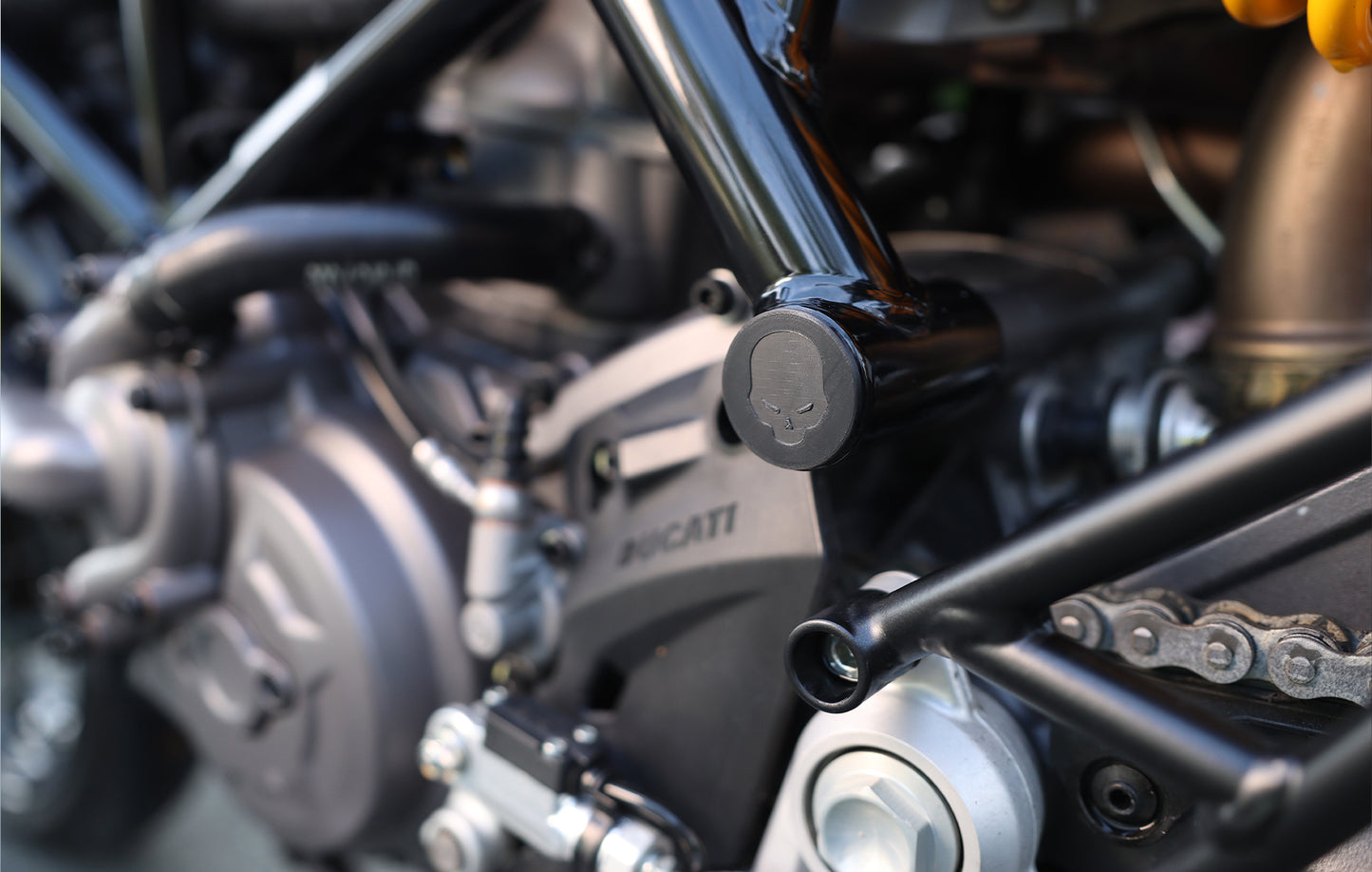 Ducati Frame Plugs – Phantom Moto Custom 3D Printed Caps